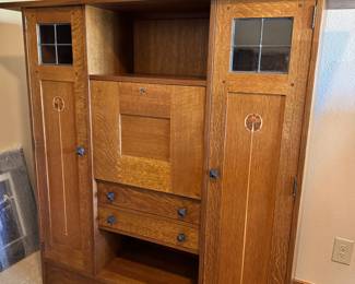 Stickley Cabinet with secretary drop down