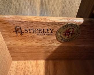 Stickley 3 drawer side table
