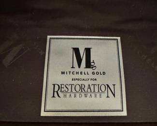Mitchell Gold, Restoration Hardware leather chairs