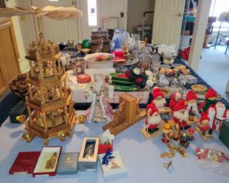 German, Swedish, and other Christmas decor