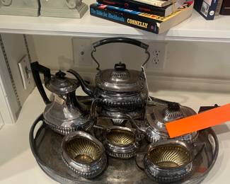 Silver plated tea setvice