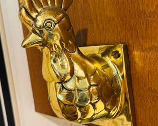 Brass rooster