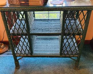Green wicker