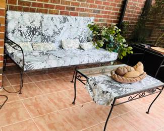 
Wrought iron patio set