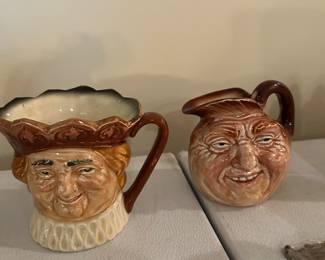 Royal Doulton toby mugs.