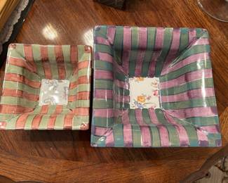 Mackenzie Childs bowls.