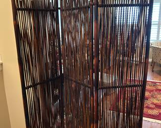 Bamboo room divider.