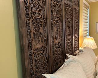 Four 8' tall Asian panels.