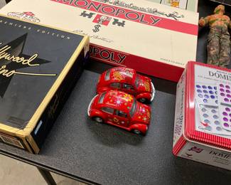 Volkswagen Beetle Die Cast Toy Cars - Lovely Spider Edition & 1967 Kinsmart Beetle w/Decals