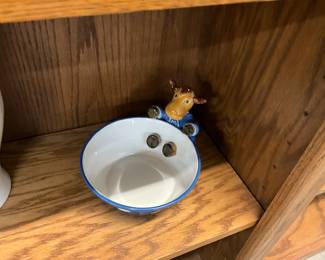 Harry & David Moose Popcorn, Snack or Candy Bowl