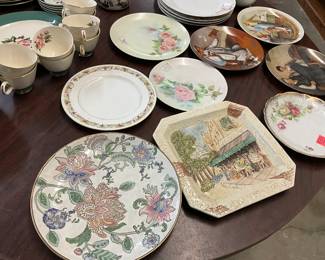Assorted Plates: Andre by Sadek 1970 Collector Plate, Octagonal Wedgewood Crown Imperial Porcelain Plate, Limoges Porcelain Plate,