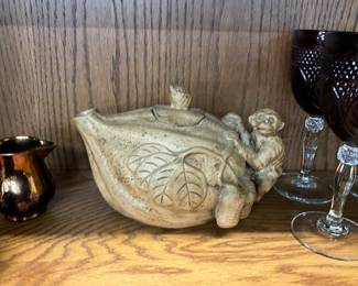 Chinese Shi Wan Ware Art Pottery Teapot