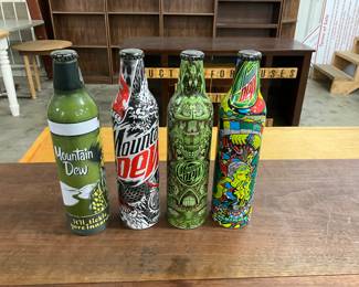 Aluminum Collectible Mountain Dew Bottles