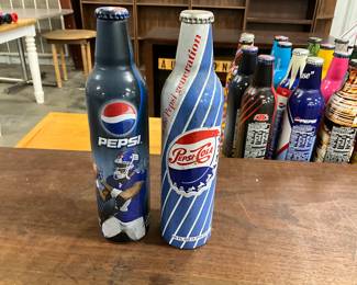 Aluminum Collectible Pepsi Bottles