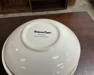 Harry & David Embossed Grapes Soup Bowls