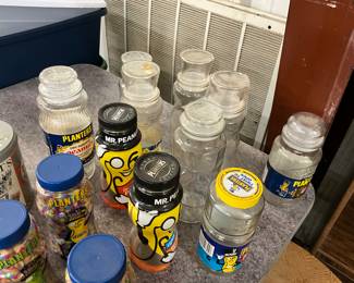 Assorted Planters Mr Peanut Jars