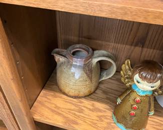 Studio Pottery Teapot or Pitcher w/Lid