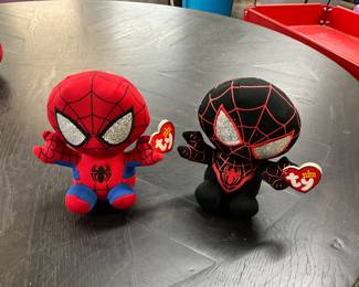 Ty Beanie Baby Marvel Spider Man & Miles Morales