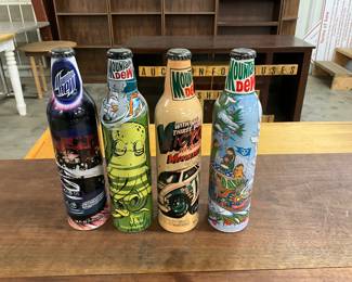 Aluminum Collectible Mountain Dew Bottles