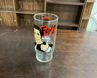 1977 Pizza Hut "The Fonz" Drinking Glass