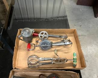 Pewter Pitcher w/Hinged Lid - Hand Mixers Egg Beaters