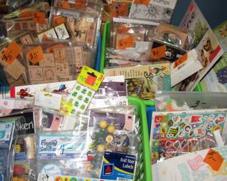 Stickers and Stamps for Scrapbooking, Crafts