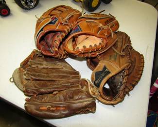 Old Baseball Gloves