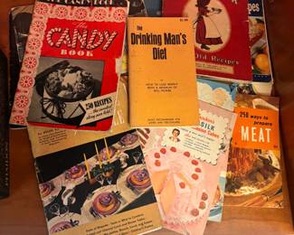 Vintage cooking booklets