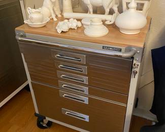Small metal cabinet by Seville