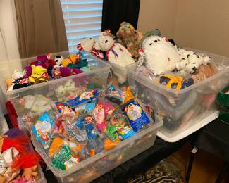 Beanie babies of every size and shape- the whole collection