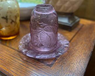 Vintage stiver fairy lamp from Italy