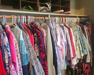 Ladies clothing, Petite Medium, shoes below
