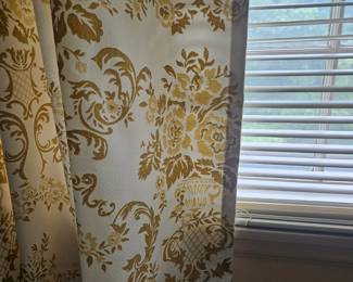 detail of upstairs DEN drapes