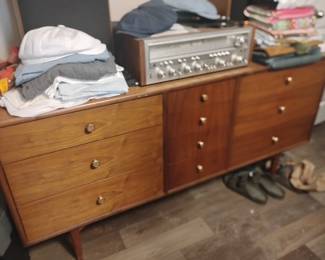 Mid Century Teak Credenza solid wood..not veneer