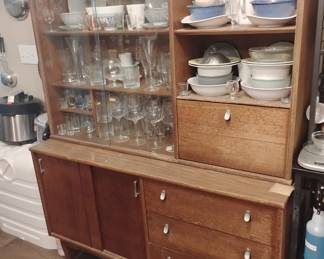 Mid Century Teak Hutch