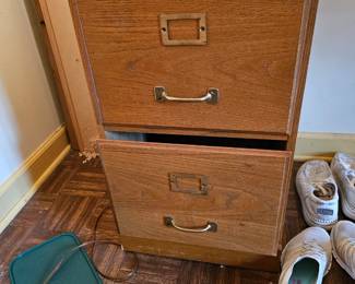 Wooden 2 Drawer Filing Cabinet