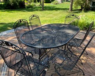 Wrought Iron Patio Set