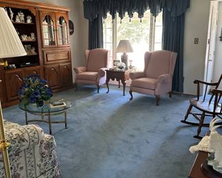 Queen Anne Style Furniture; Wingback Chairs
