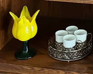 Royal Warwick Demitasse; Art Glass