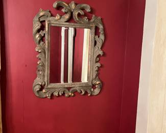 Antique ornate mirror …