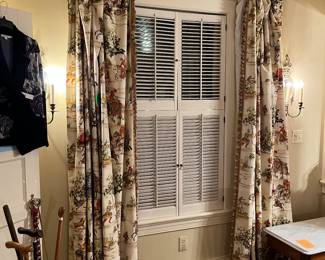 Gorgeous custom curtains … 