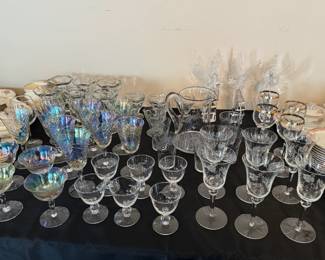 Vintage Iridescent Glasses