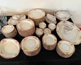 Noritake Royal Ruby China- HUGE set! Excellent Condition! 