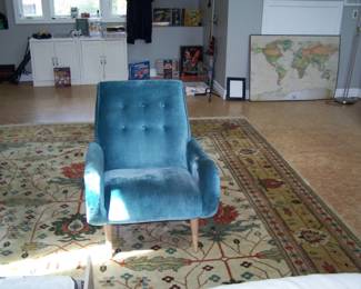 BLUE EASY CHAIR