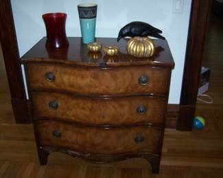 BAKER BOW-FRONT CHEST & SMALLS