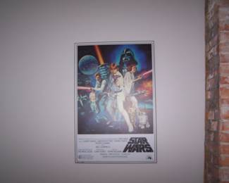 FRAMED STAR WARS POSTER