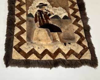 Alpaca wall hanging.
