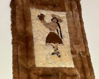 Alpaca wall hanging. 