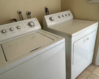 Whirlpool washer/ dryer. Matched set with center agitator. 