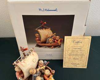 Hummel - Land In Sight. Limited edition with paperwork, box & medallion.